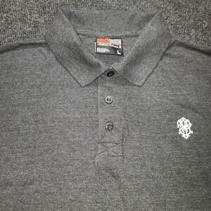 Southpole Men's Polo Shirt Gray‎ Size L Embroidered SP Logo Short Sleeve Casual